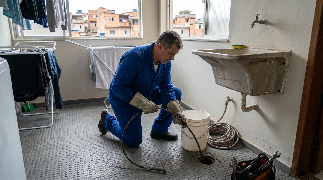Desentupimento de Ralos Externos no Bom Sucesso, Anápolis‑GO